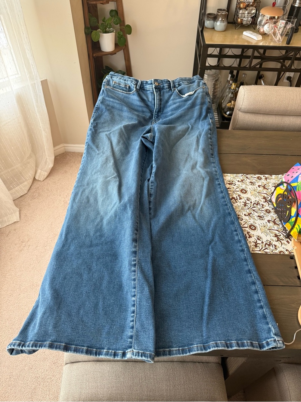 Good American Good Waist Palazzo Size 18 Good Condition